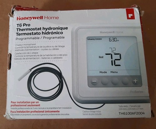 Honeywell pro termostato - t6,