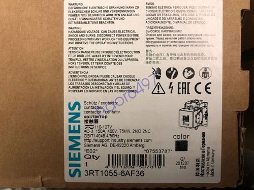 1pz 3rt1055 6af36 contattore - 3rt1055-6af36,
